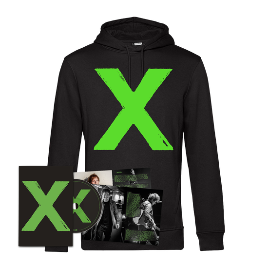 x 10th Anniversary Edition Hoodie CD Zine Bundle Ed Sheeran